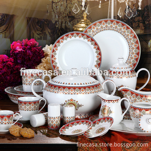 110CC Luxury Fine White Porcelain Ceramic Espresso Cups and Saucers